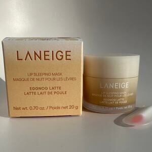 Laneige Lip Sleeping Mask Eggnog Latte Lip Balm Full Size 20g / 0.70 oz Egg Nog